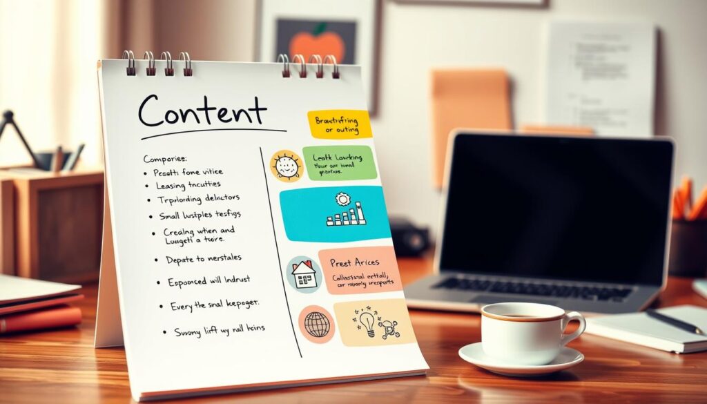 content outline for small businesses